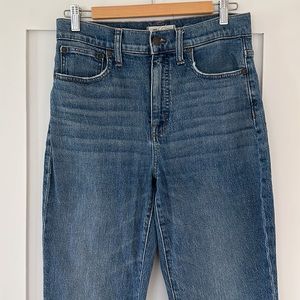 Madewell Classic Straight Jean - Coldbrook Wash 28 Tall